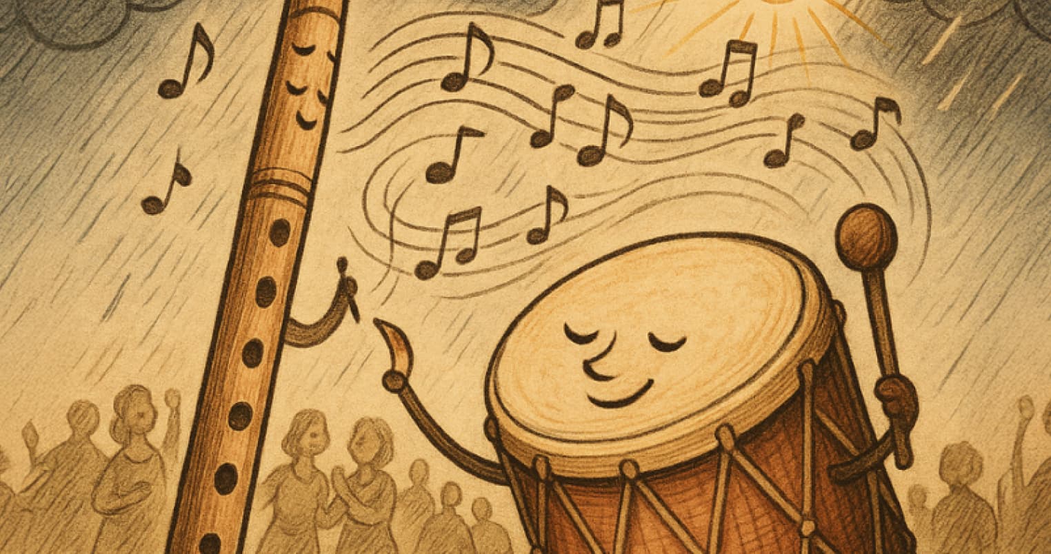 The Flute and the Drum