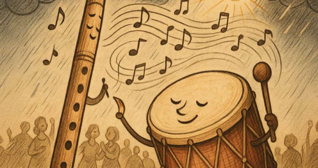 The Flute and the Drum